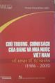 Chủ trương, chính sách của Đảng và Nhà Nước Việt Nam về kinh tế tư nhân ( 1986 – 2005)