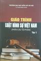 Giáo trình luật hình sự Việt Nam ( phần các tội phạm ) Tập 1