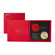 Set 2 Phấn Nước Ohui Ultimate Cover Cushion Moisture Red & Gold Rose Petal Special Edition II