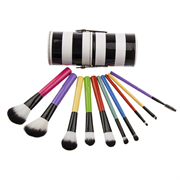 Bộ Cọ Trang Điểm 10 cây BH Cosmetics PCS Pop Art Brush Set 