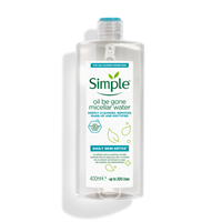 Nước Tẩy Trang Simple Daily Skin Detox Oil Be Gone Micellar Cleansing Water
