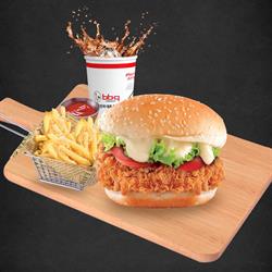 Set Burger Gà Nướng | Grilled Chicken Burger Set 
