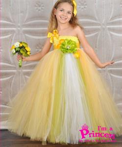 Đầm công chúa nắng vàng Princess_PR110 