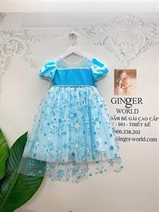 Đầm Công Chúa Elsa Cho Bé HQ918 Ginger World