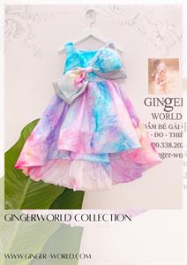 Đầm Dự Tiệc Bí Cho Bé HQ922 Ginger World