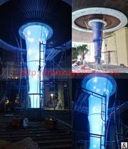 Thi công trần và cột xuyên sáng tại  Nha Trang Horizol Hotel