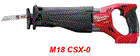 Máy cưa kiếm dùng pin 18V Milwaukee M18 CSX-0 (SOLO)