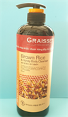 Sữa tắm gạo lứt, mật ong Graisset Brown Rice & Honey Body Cleanser 800ml