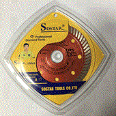 Đĩa cắt đá bóng kiếng Sostar đỏ 105x10x1.3mm