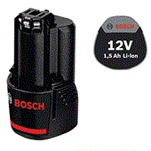 Pin Li-ion 12Vx1.5Ah Bosch 1600A00F6U