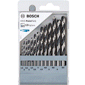 Bộ 13 mũi khoan sắt Bosch HSS-R DIN338 - 2608577349