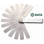 Thước đo khe hở 14 chi tiết từ 0.05 - 1.0mm SATA 09401