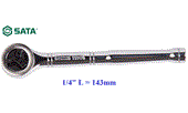 Cần siết lực tự động đầu tròn  SATA 11901 (1/4 Inch - 143mm)