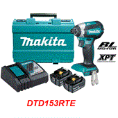 Máy vặn vít động lực dùng pin 18V Makita DTD153RTE