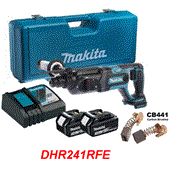 Máy khoan bê tông dùng pin Makita DHR241RFE