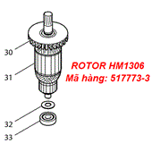 Rotor máy đục bê tông Makita HM1306