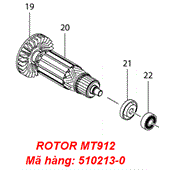 Rotor máy mài khuôn Maktec MT912