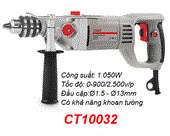 Máy khoan động lực Crown 2 tốc độ Crown CT10032 (13mm)