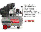Máy nén khí trực tiếp Crown CT36028 - 25L