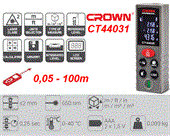 Máy đo khoảng cách laser 100m Crown CT44031