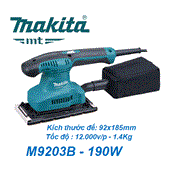Máy chà nhám rung Makita MT M9203B (92x185mm)