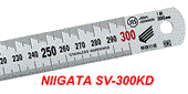 Thước lá thép 300x25mm, vạch chia 1mm NIIGATA SV-300KD