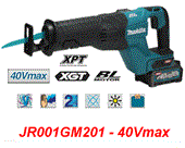 Máy cưa kiếm dùng pin 40V max Makita JR001GM201