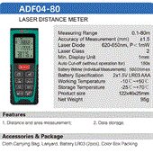 Máy đo khoảng cách Laser 80m DCA ADF04-80