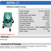 Máy cân mực Laser tia xanh DCA AFF06-21