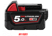 Pin 18Vx5.0Ah Milwaukee M18™ REDLITHIUM™-ION 5.0Ah (M18B5)