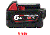 Pin 18Vx6.0Ah Milwaukee M18™ REDLITHIUM™-ION 6.0Ah (M18B6)