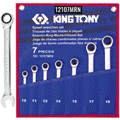 Bộ khóa vòng miệng tư động 7 cái Kingtony 12107MRN (10-19mm)