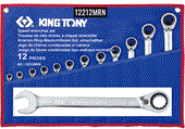 Bộ khóa vòng miệng tư động 12 cái Kingtony 12112MRN (8-24mm)
