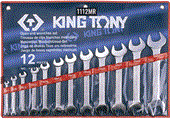 Bộ khóa 2 đầu miệng 12 cái Kingtony 1112MR (6-32mm)