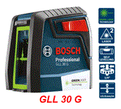 Máy cân mực Laser 2 tia xanh Bosch GLL 30 G (0601063V80)