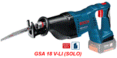 Máy cưa kiếm dùng pin Bosch GSA 18 V-LI (SOLO) 
