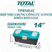 Thùng đựng đồ nghê Total 14 Inch khóa bằng sắt TPBX0142