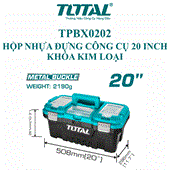 Thùng đựng đồ nghê Total 20 Inch khóa bằng sắt TPBX0202