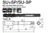 Mũi taro rãnh xoắn chuyên chạy Inox Yamawa SUMQ012P (M12x1.75)