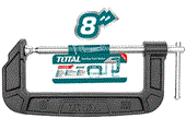 Cảo chữ C TOTAL THT13186 - Kích thước 8 Inch (200mm)