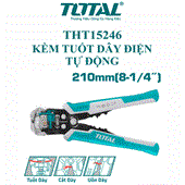 Kìm tuốt dây điện tự động thông minh Total THT15246
