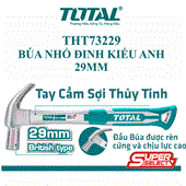Búa nhổ đinh kiểu Anh 29mm Total THT73229