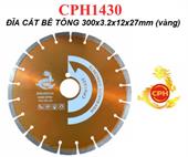 Đĩa cắt bê tông CPH1430 màu vàng (300x3.2x12x27mm)