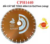 Đĩa cắt bê tông CPH1440 màu vàng (400x3.2x12x27mm)
