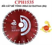 Đĩa cắt bê tông CPH1535 màu đỏ (350x3.2x12x27mm)