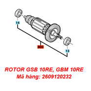 Rotor máy khoan Bosch GSB 10RE, GBM 10RE