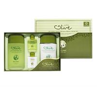 Bộ 2 sản phẩm dưỡng trắng da nam tinh chất dầu Olive 3W CLINIC For Men Fresh