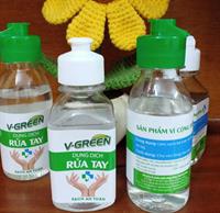 Nước rửa tay khô diệt khuẩn V-Green 200 gram