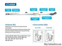 Cửa trượt bán tự động CT-603/Korea