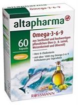 Dầu cá biển altapharma Omega-3-6-9 Kapseln